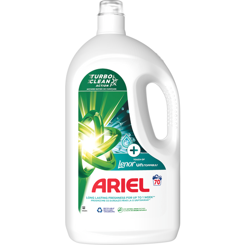 Ariel tečni deterdžent za pranje veša  Touch of Lenor Unstoppable 3.5l,70 pranja slika 1