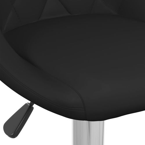 Barski stolci od umjetne kože 2 kom crni slika 15