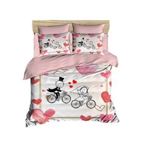 216 Pink
White
Red Double Quilt Cover Set