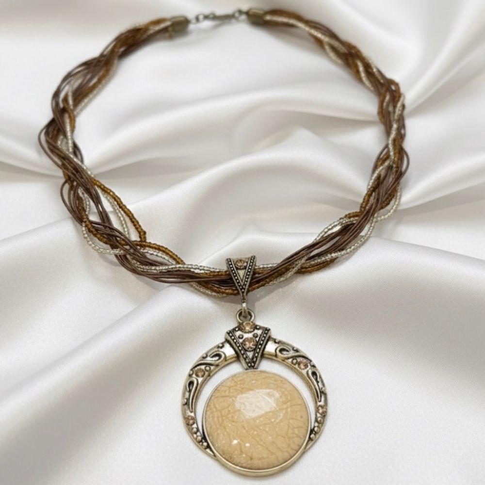 Boho ogrlica - Sandy Sun slika 1