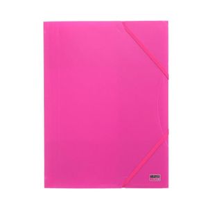 TipTop Office Fascikla 3KL & Gumom A4 PP,  Roza