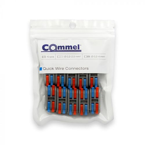 Commel Brza klema 2-2 0,2-2,5(4) mm2, 10 komada slika 3