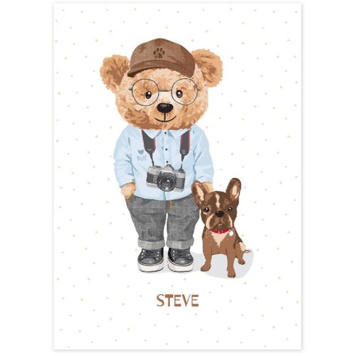 Ceba Baby Plakat 30x40 cm Fluffy Puffy Steve slika 1