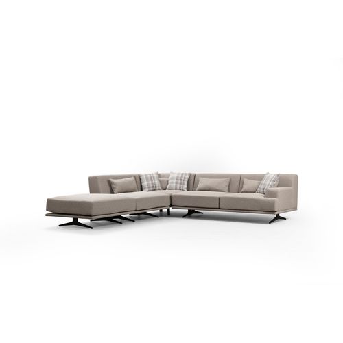 Bentley Corner (PUF-O1-C-3R) Bež Ugaona Sofa slika 6