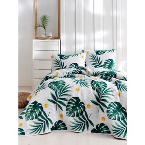 Kapitone Monstera - Green White
Green
Yellow Single Bedspread Set