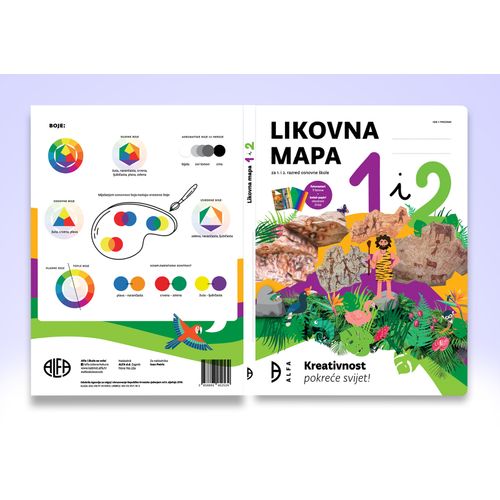 Likovna mapa s kolaž-papirom i raster-papirom 1 i 2 slika 2