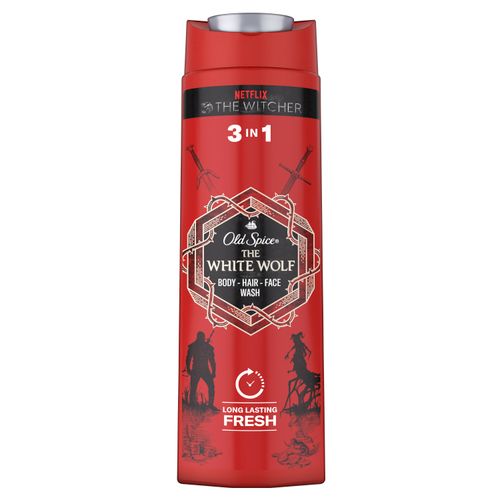 Old Spice gel za tuširanje i šampon za muškarce Whitewolf 400ml slika 1