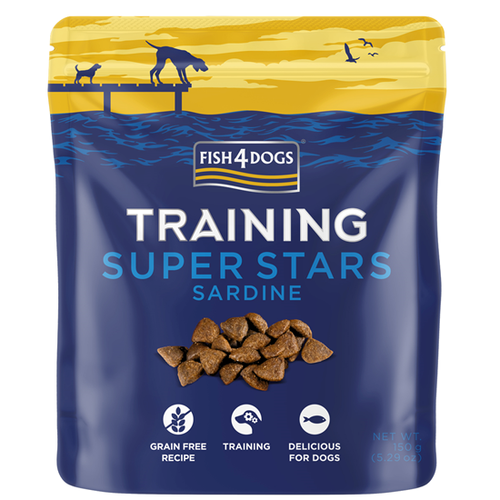 Fish4Dogs Training Super Star Sardine 150 g slika 1