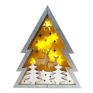LED Božićno drvce 27*30 cm