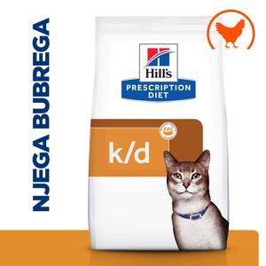 Hill's Prescription Diet k/d Kidney Care Hrana za Mačke s Piletinom, 1,5 kg