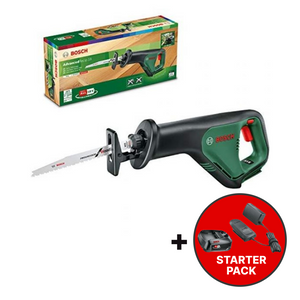 Bosch  AdvancedRecip18 - sabljasta pila  + Starter Set 18V Alliance – baterija PBA 18V 2,5 Ah + punjač AL 18V-20 W