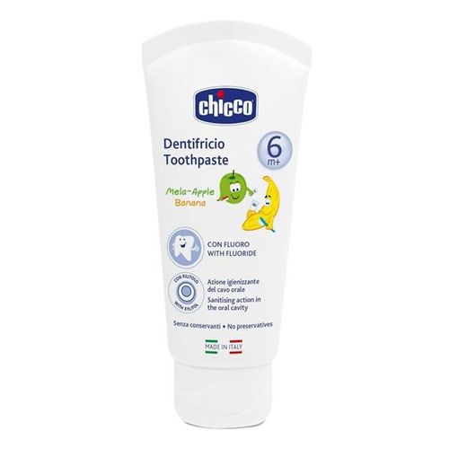 CHICCO zubna pasta ili gel jabuka-banana 50 ml 7428000 slika 1