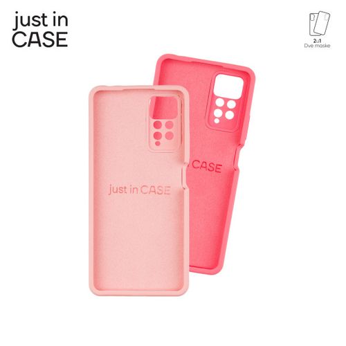 2u1 Extra case MIX PLUS paket PINK za Redmi Note 11 pro slika 2