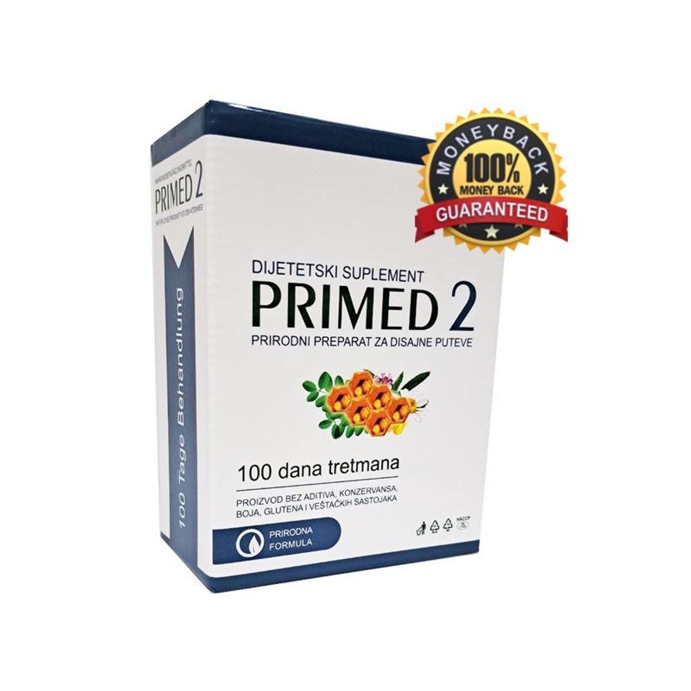 Primed 2 – Prirodni preparat za disajne puteve 3+1 slika 1