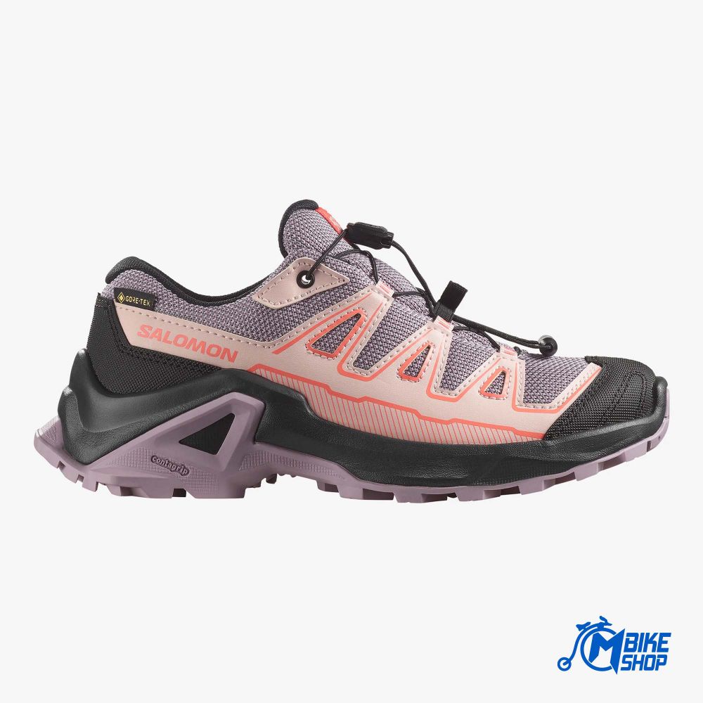 Salomon Dječije patike X Ultra GTX, Nirvana/Black/Fusion Coral slika 1