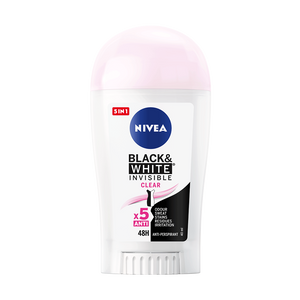 NIVEA Black&White Invisible Clear dezodorans u stiku 40ml