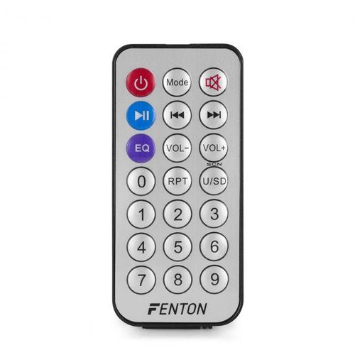 Fenton SBS60 Zvučnik za zabavu, Bluetooth, USB / SD / AUX, LED, daljinski upravljač, crni slika 5