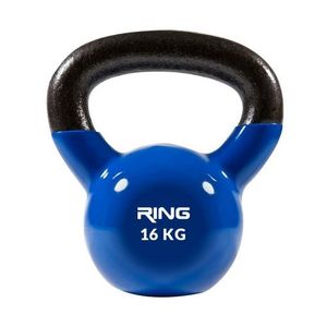 RING Kettlebell 16kg metal vinyl RX DB2174-16 blue