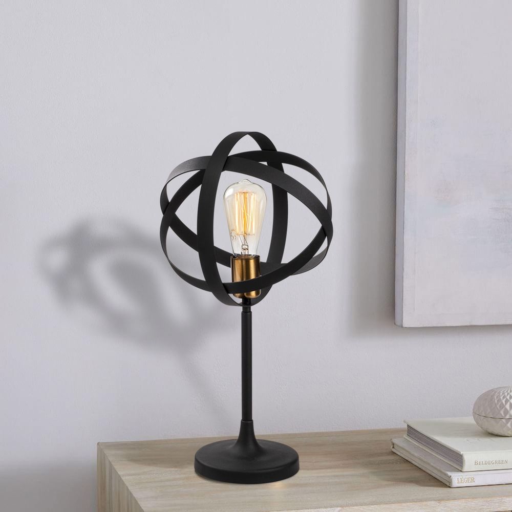 Gezegen - 4847 Gold Crna Stolna Lampa slika 1