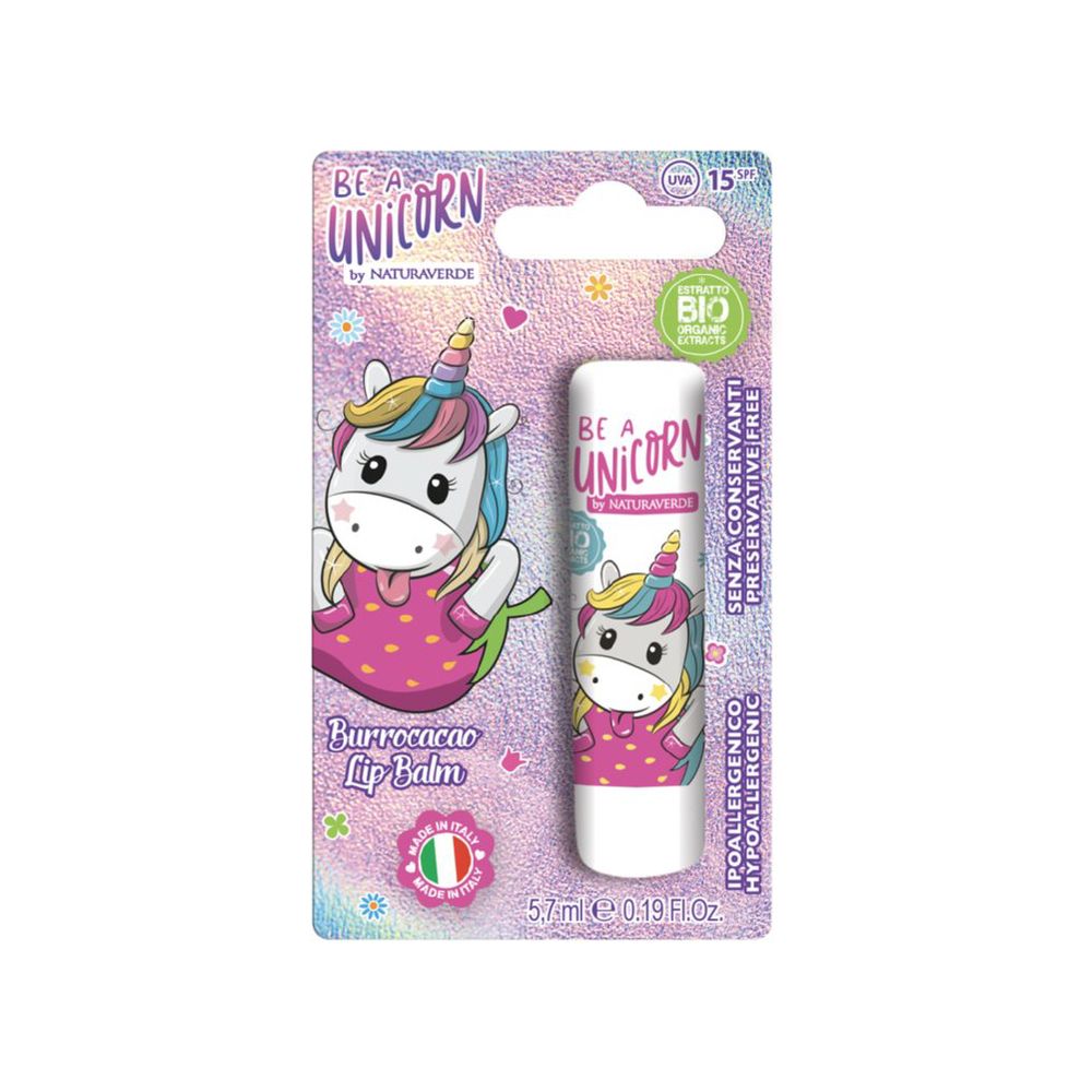 Naturaverde Kids Unicorn Balzam za usne jagoda 5,7ml  slika 1