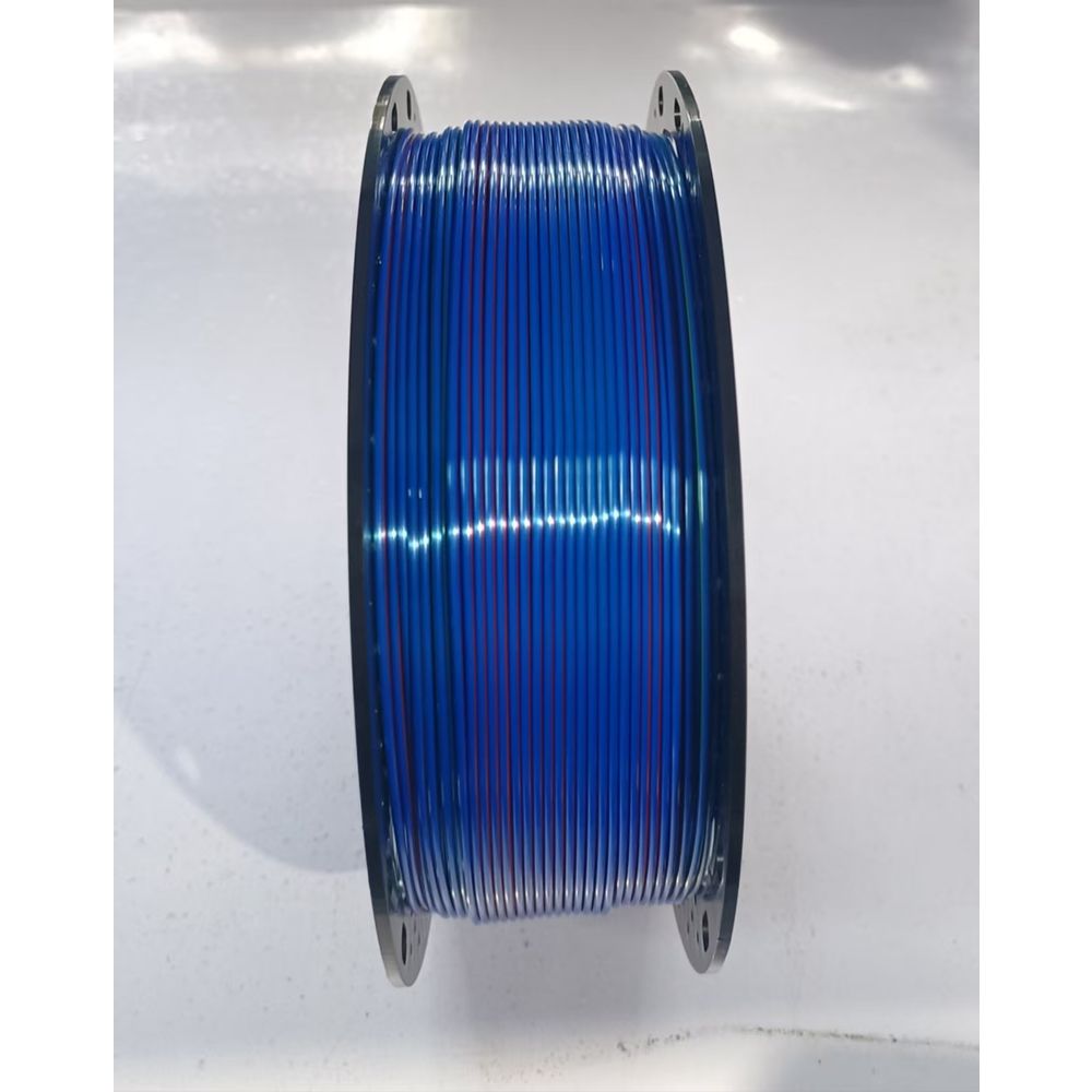 Silk PLA filament 1.75 mm, 1 kg, blue/green Silk PLA Blue/Green slika 2