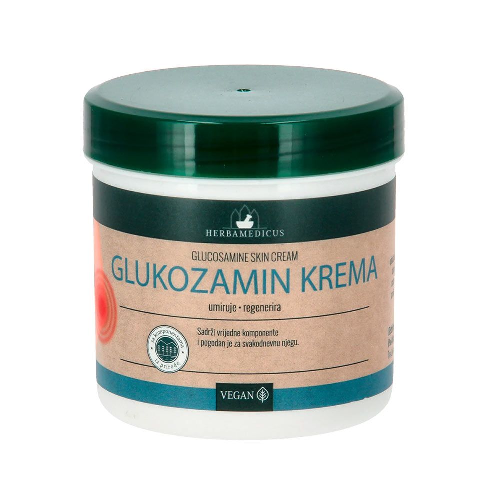 Herbamedicus Glukozamin Krema za zglobove 250ml slika 1