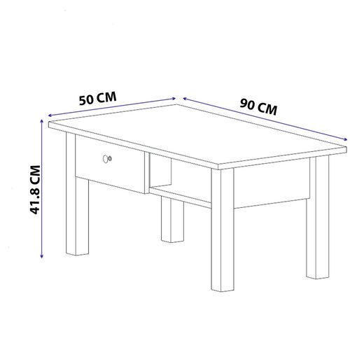 Lisbon - Atlantic Pine Atlantic Pine Coffee Table slika 5