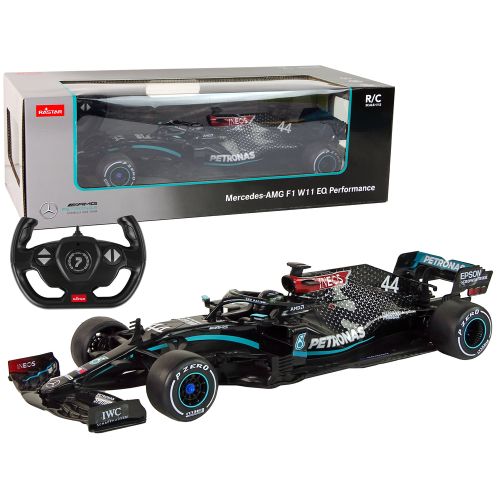 Licencirana formula na daljinsko upravljanje Mercedes-AMG F1 1:12 - crni slika 1