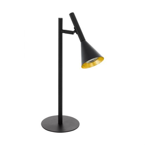 Eglo Cortaderas stona lampa/1, led, gu10, 1x5w, crno/zlatna  slika 1