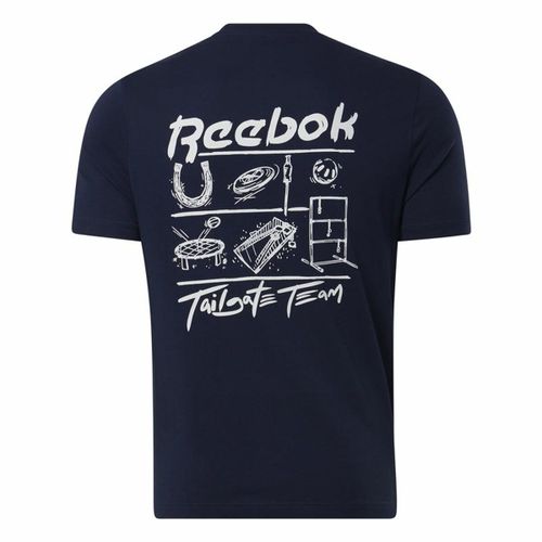 Muška Majica Kratkih Rukava Reebok GS Tailgate Team - Tamno plava slika 2