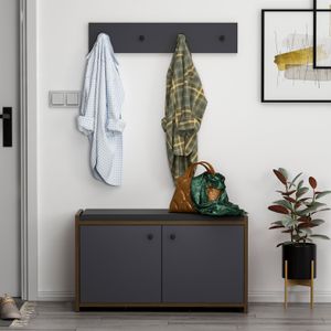Zen - Antracitni Kabinet za Cipele