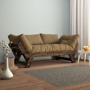 Dvosjed sofa CPT8119-210 - boje: Orah, Kamelija