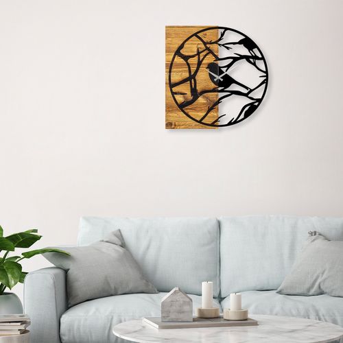 Wallity Ukrasni drveni zidni sat, Wooden Clock 35 slika 3