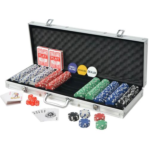 Set za Poker s 500 Žetona Aluminijum slika 11