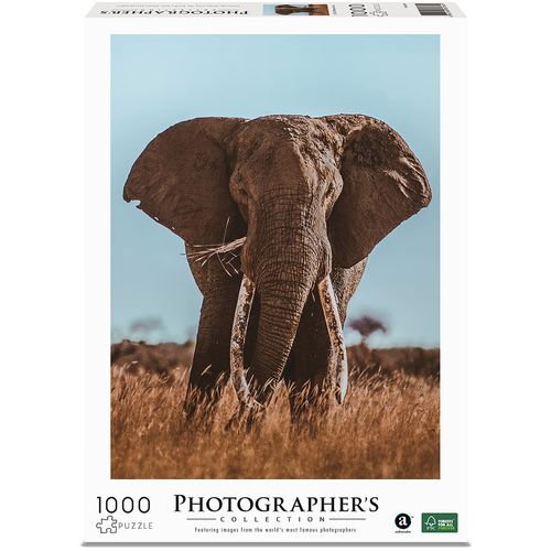 PUZZLE - slon 1000 KOM 70x50cm photographers collection  slika 1