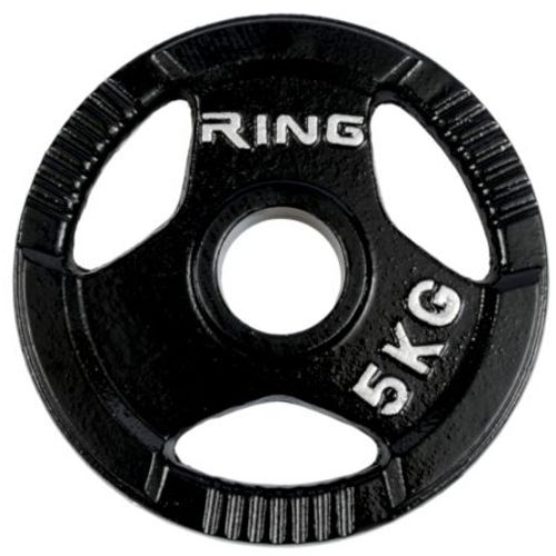 RING Olimpijski tegovi liveni sa hvatom 1x5kg RX PL14-5 slika 1