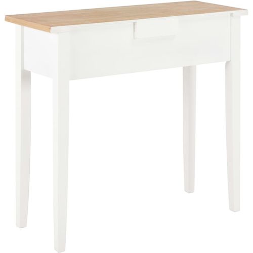 280053 Dressing Console Table White 79x30x74 cm Wood slika 4