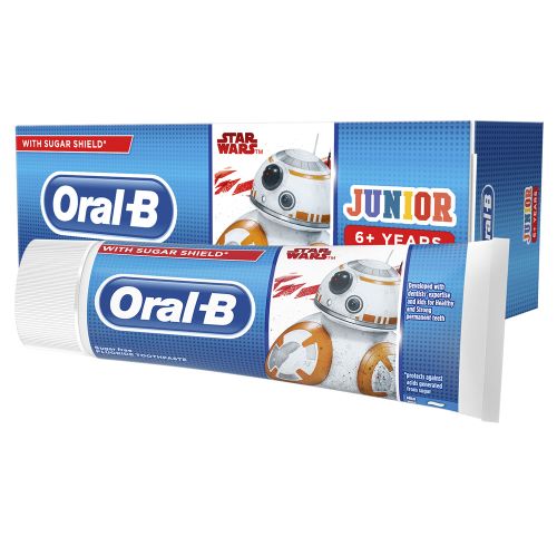 Oral-B zubna pasta Junior Star Wars 6+g.75ml slika 1