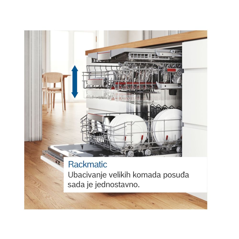 BOSCH Perilica posuđa Serie 2|, Naslijednok SMV25EX00E, 13 setova, 9.5L, E, Escajg ladica slika 8