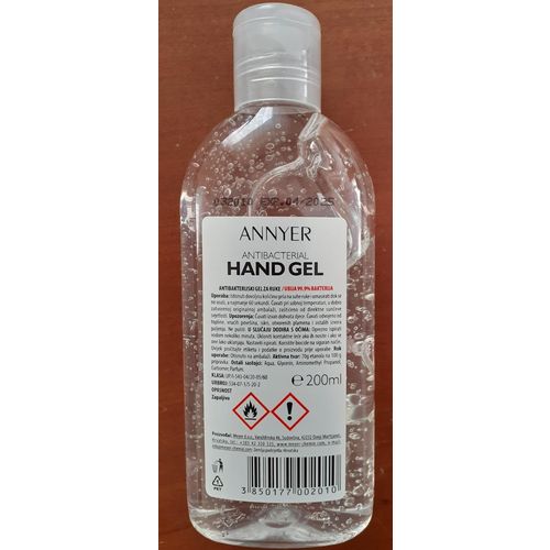 ANNYER Antibakterijski gel za ruke 200 ml slika 2