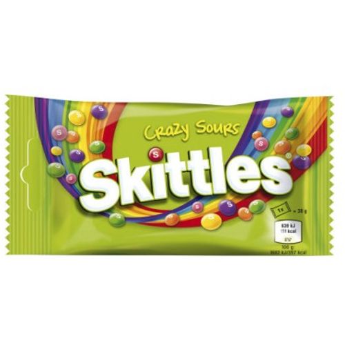 Skittles crazy sours 38g slika 1