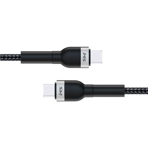 MS CABLE USB-C -> USB-C, 1m, crni slika 1
