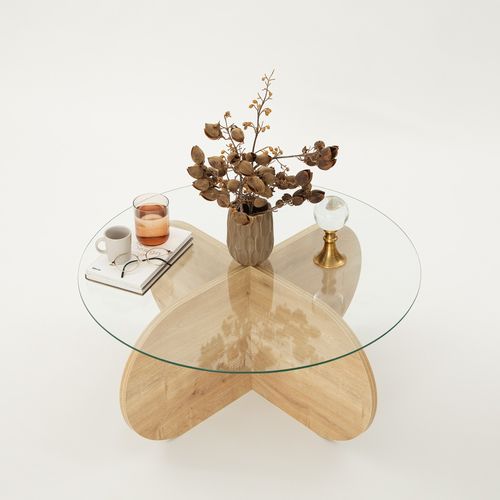 Hanah Home Bubble - Sapphire Oak Sapphire Oak Coffee Table slika 7