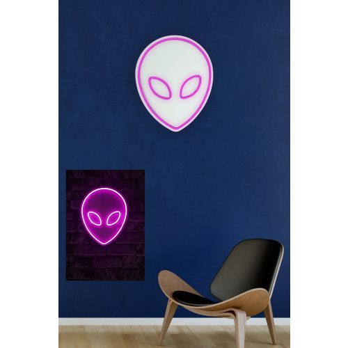 Wallity Ukrasna plastična LED rasvjeta, Alien - Pink slika 11