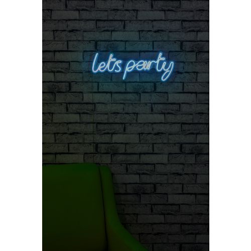 Wallity Ukrasna plastična LED rasvjeta, Lets Party - Blue slika 11