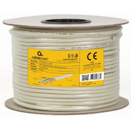 UPC-6004-L/100 Gembird UTP, cat.6, Indoor, licnasti, CCA, kotur 100m slika 1