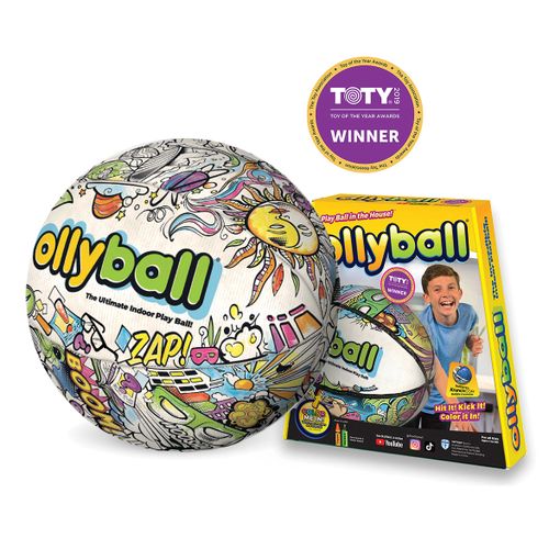 OLLY BALL - Lopta za bojanje i  igru indoor slika 1