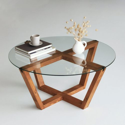 Lotus Wooden Coffee Table slika 9