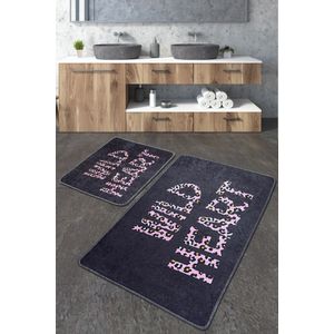 Wild Heart Djt Multicolor Bathmat Set (2 Pieces)