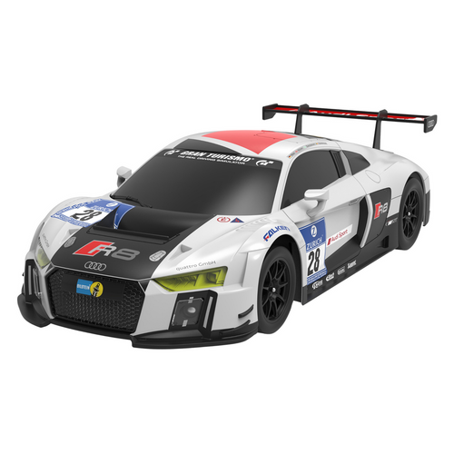 Licencirani auto na daljinsko upravljanje AUDI R8 LMS 1:24 - crno/bijeli slika 2